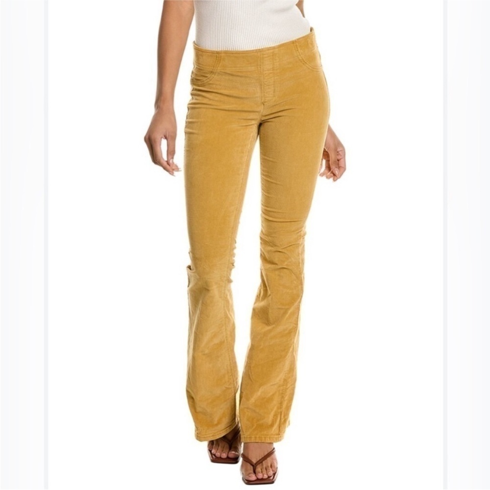 We The Free Mustard Corduroy Bootcut Flare Pants
